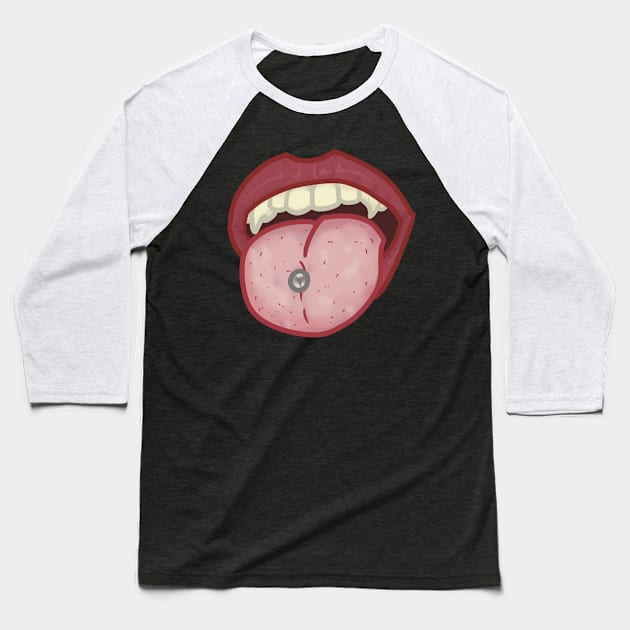 Bare your fangs Baseball T-Shirt by ArtOfTheNerd